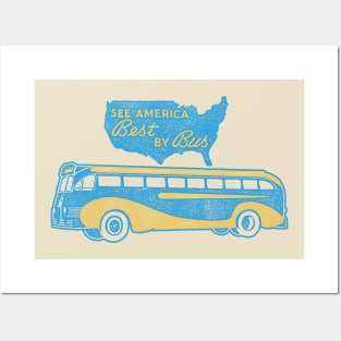 See America Best By Bus Posters and Art